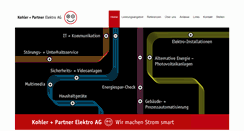Desktop Screenshot of kohlerundpartner.ch