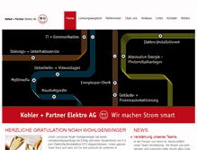 Tablet Screenshot of kohlerundpartner.ch